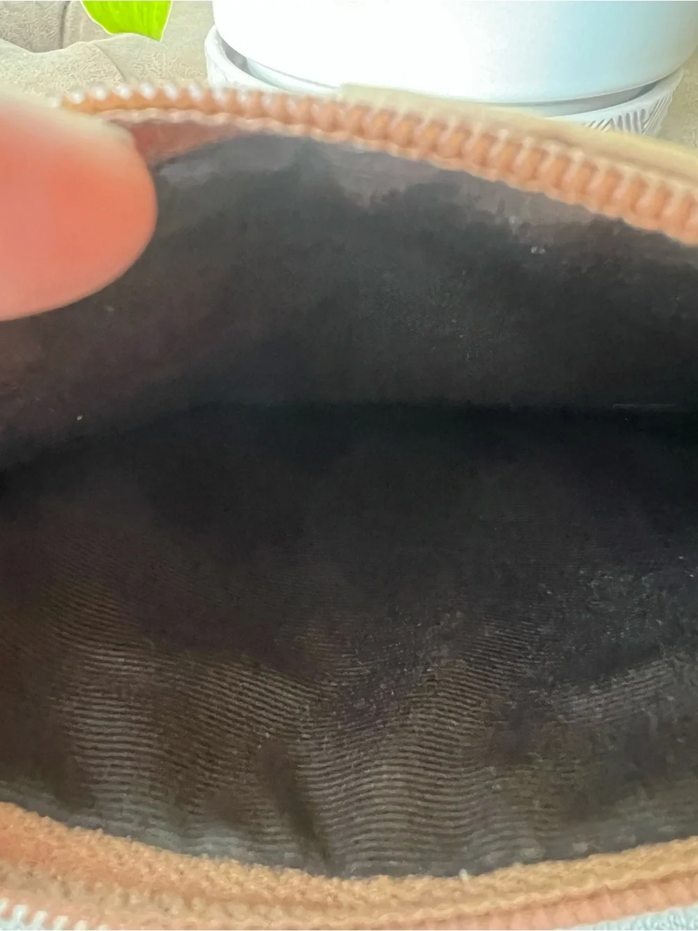 Coach Tan Leather Wristlet